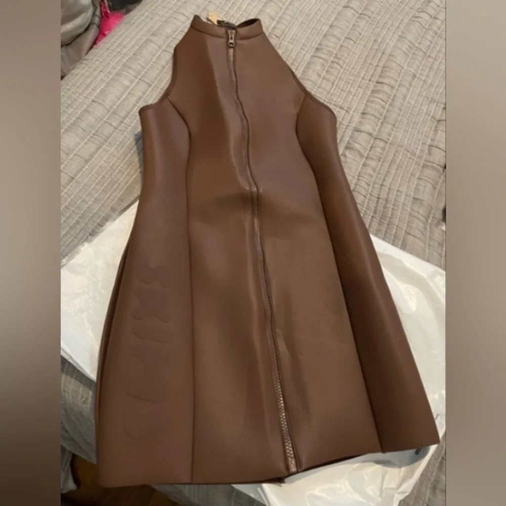 Skims scuba rubberized dress